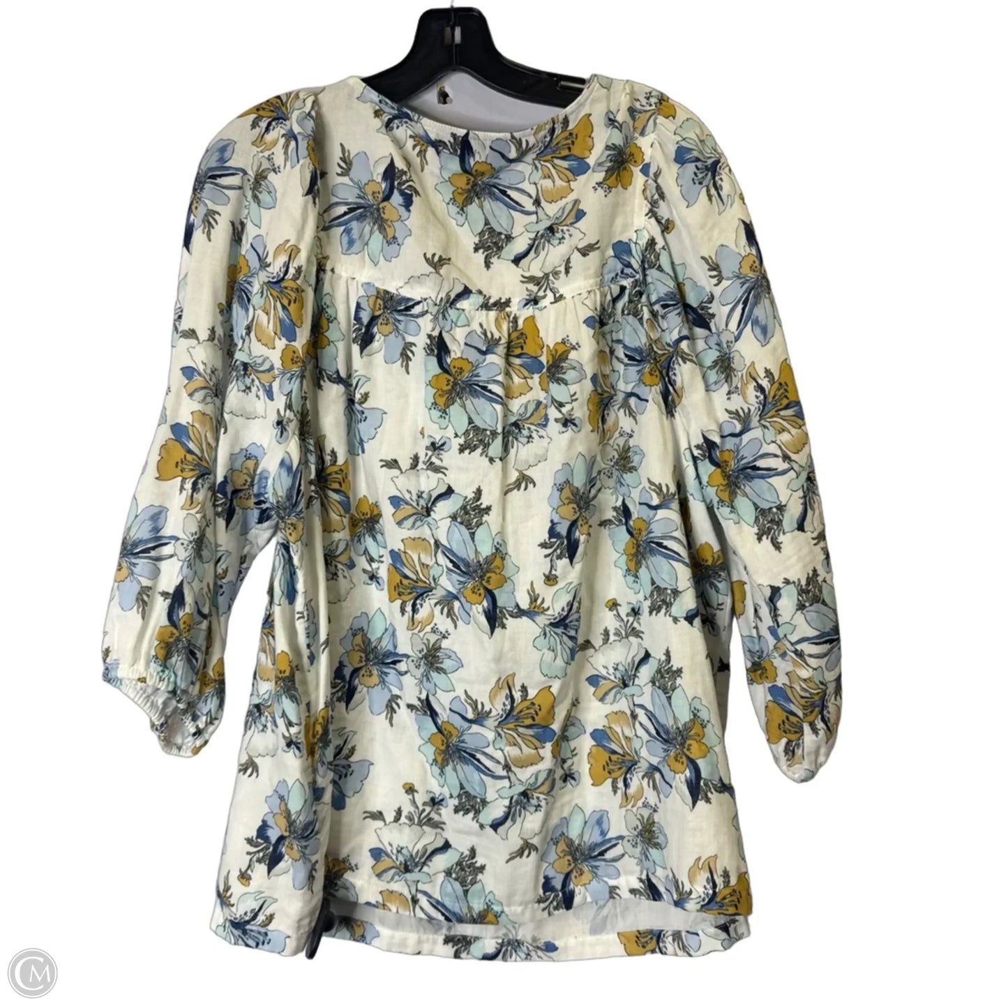 Top Short Sleeve By Lane Bryant In Floral Print, Size: Xl