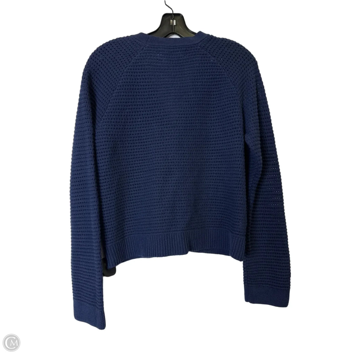 Sweater Cardigan By Loft In Blue, Size: M