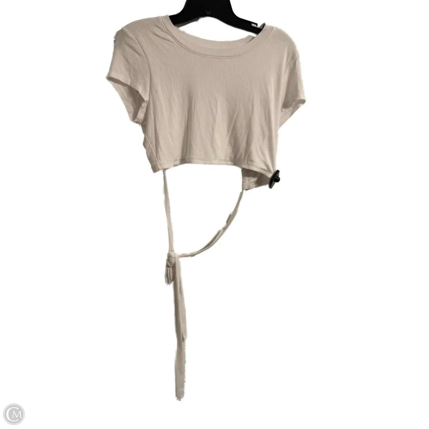 Top Short Sleeve By Aerie In White, Size: S