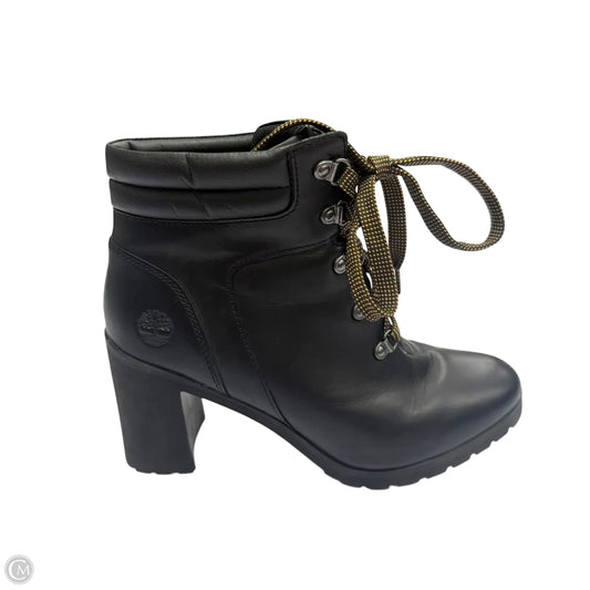 Boots Ankle Heels By Timberland In Black, Size: 8