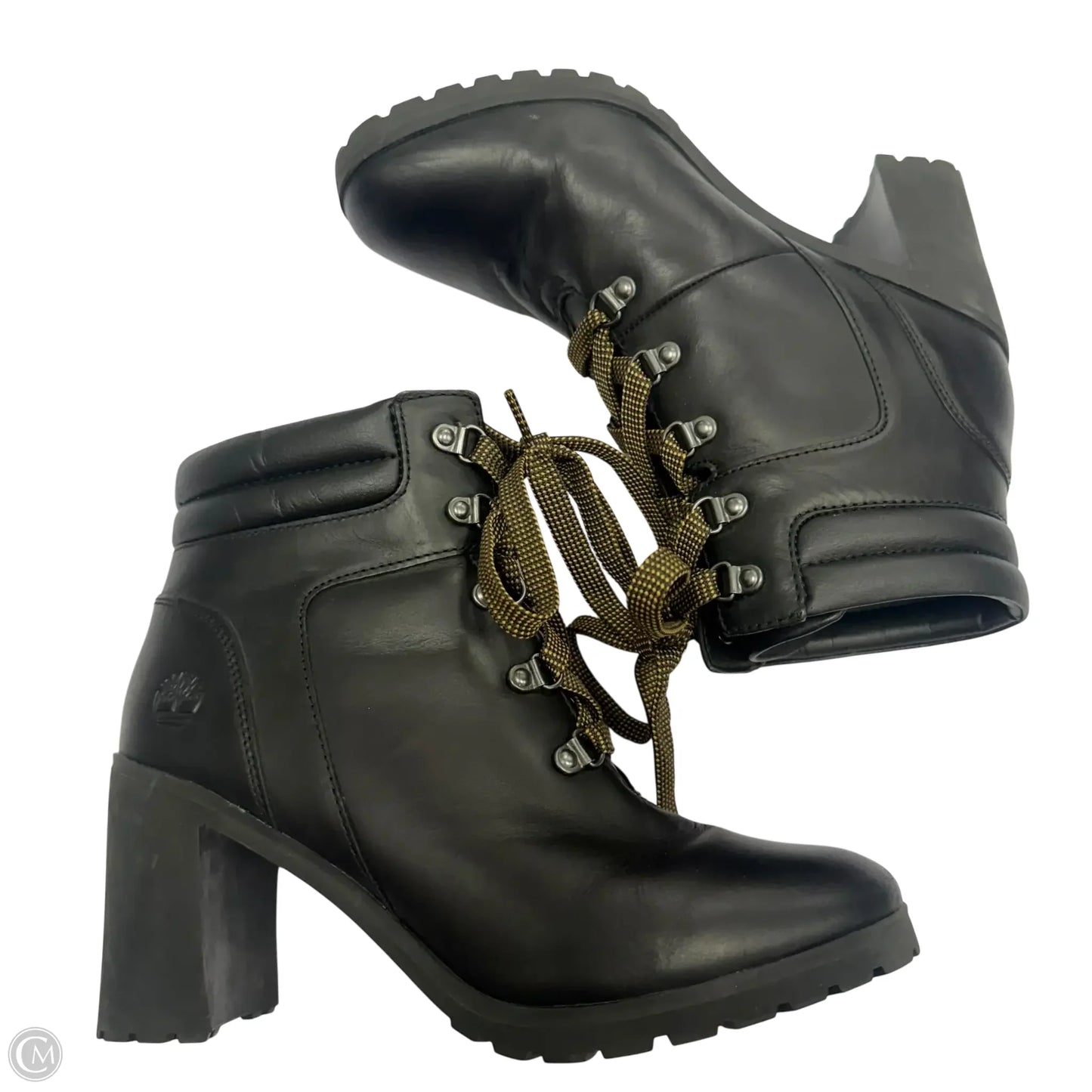 Boots Ankle Heels By Timberland In Black, Size: 8