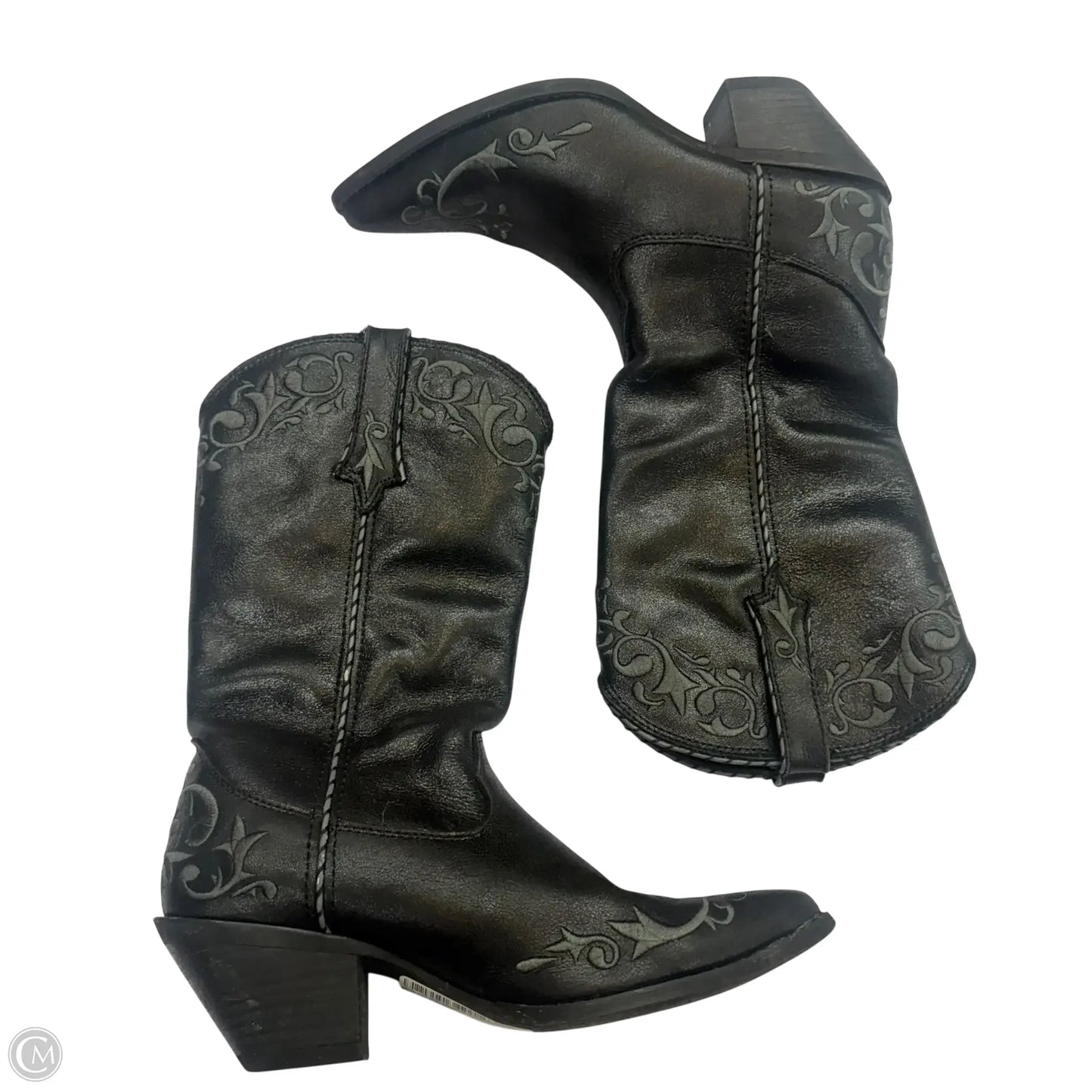Boots Western By Durango In Black, Size: 8