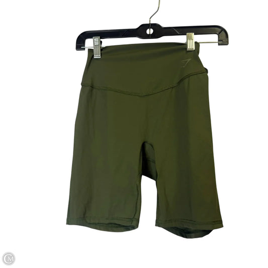 Athletic Shorts By Gym Shark In Green, Size: S