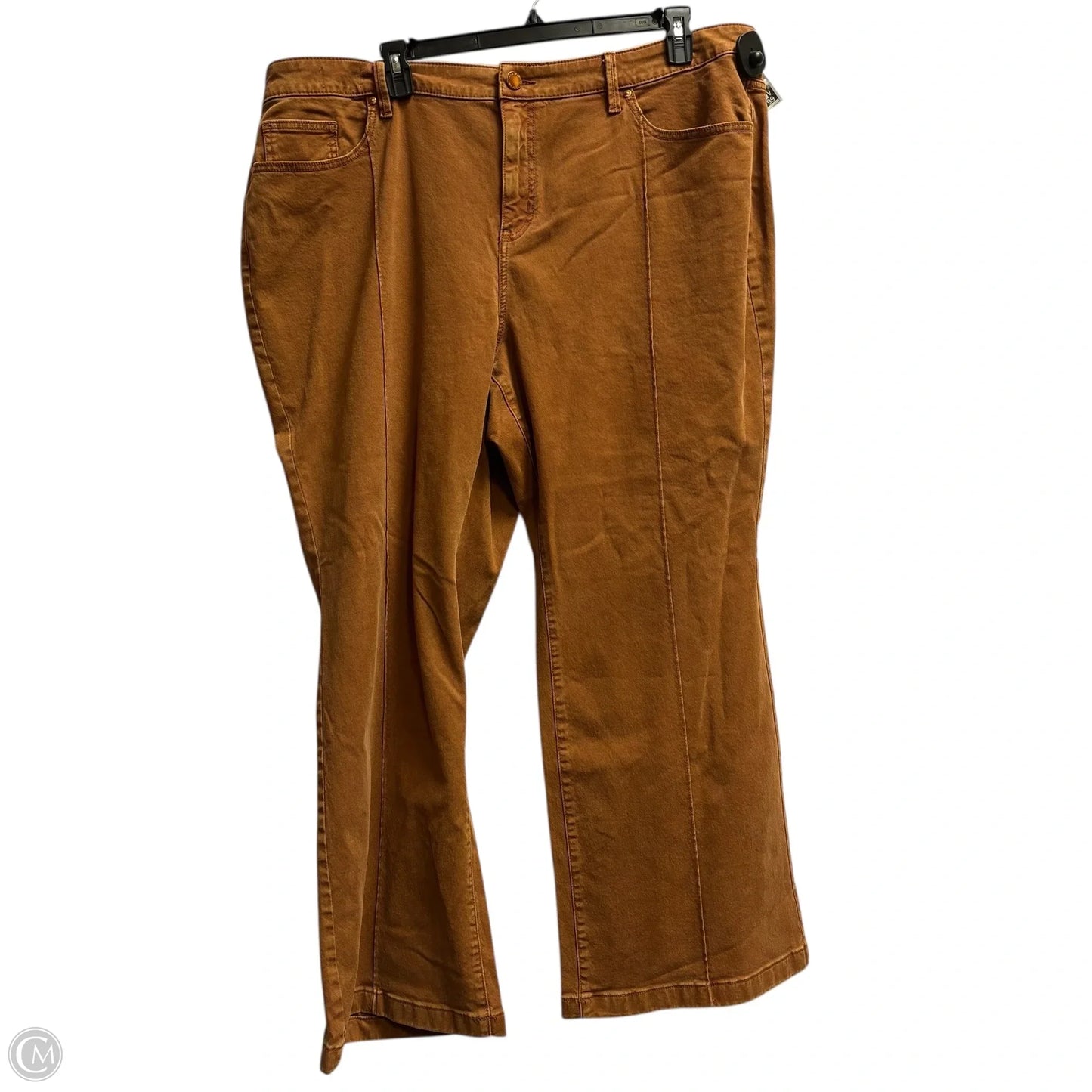 Jeans Boot Cut By Lane Bryant In Orange Denim, Size: 24