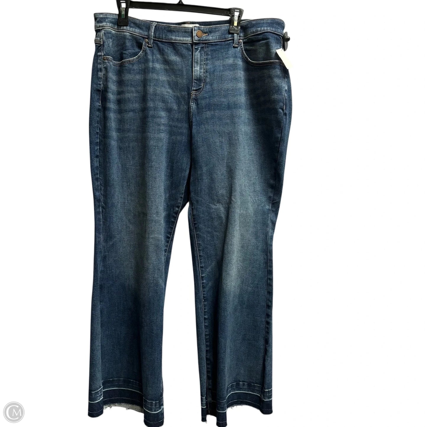 Jeans Straight By Lane Bryant In Blue Denim, Size: 24