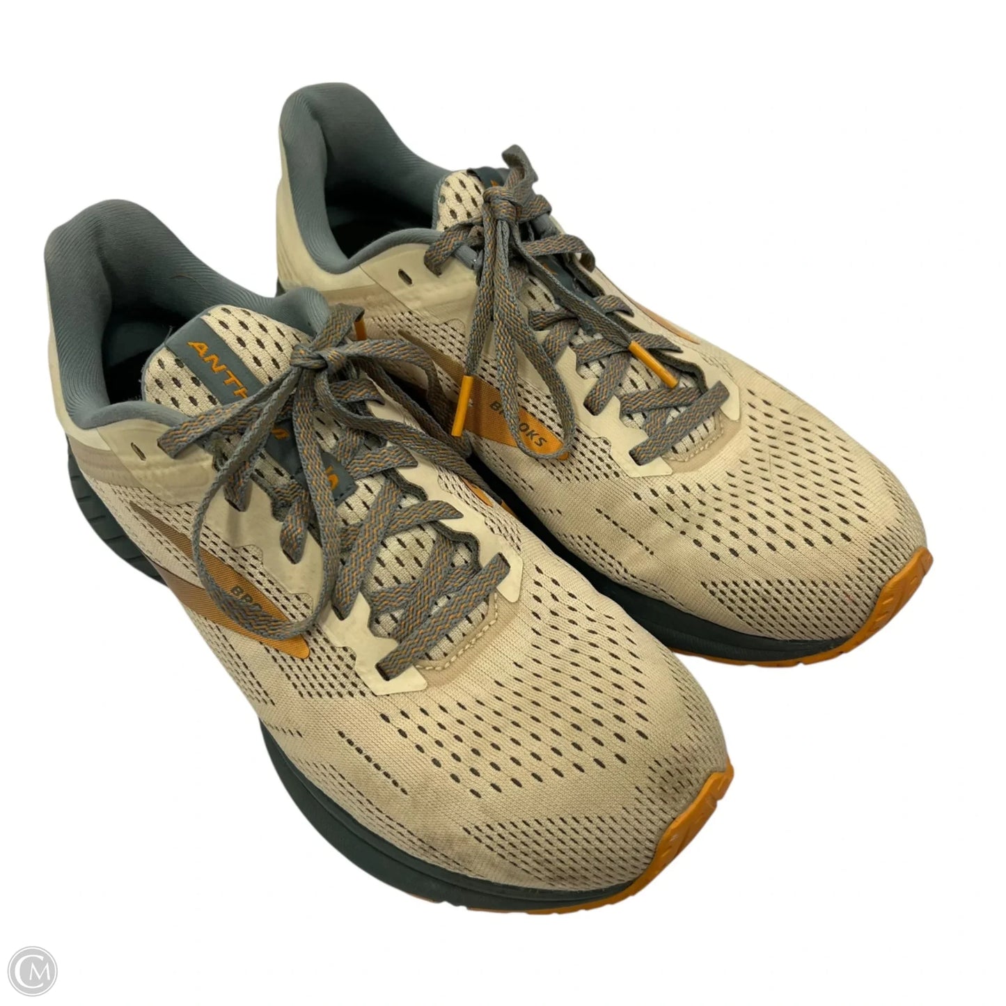 Shoes Athletic By Brooks In Tan, Size: 9.5