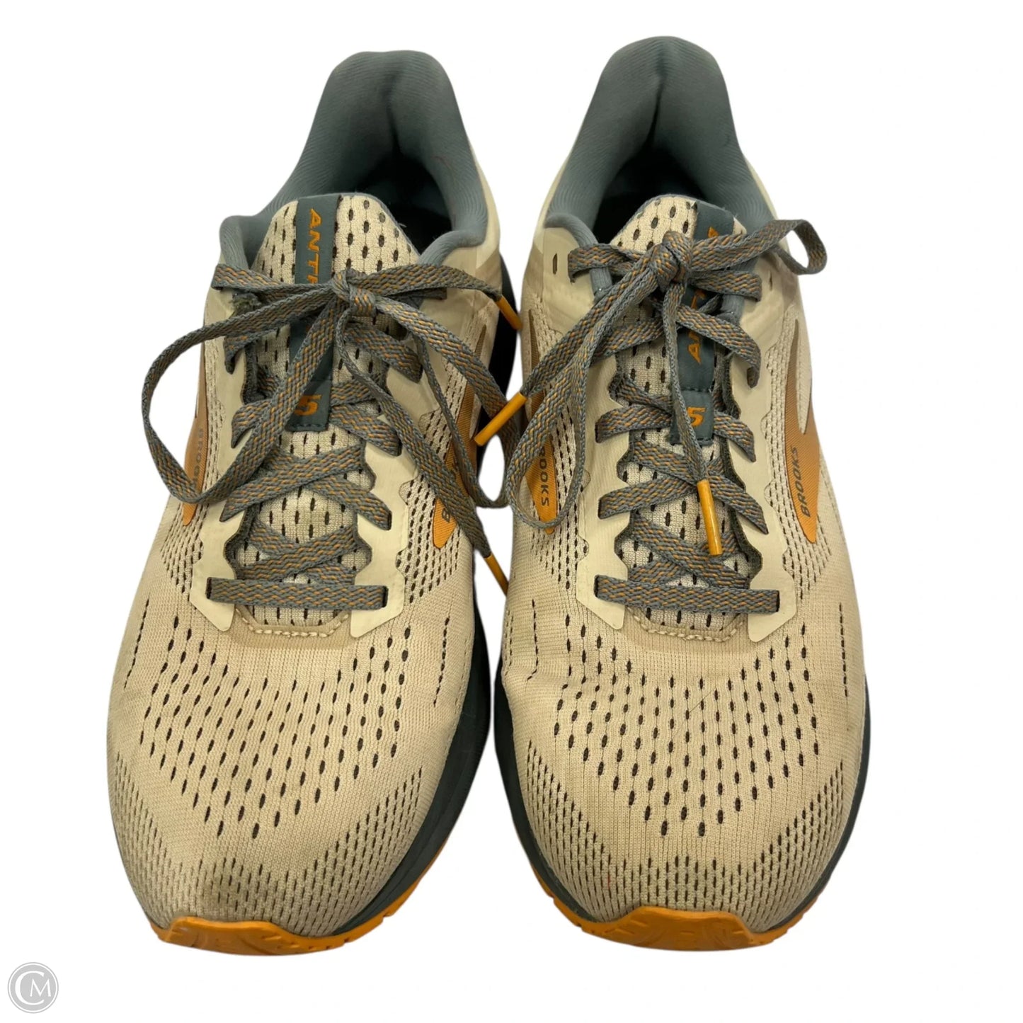 Shoes Athletic By Brooks In Tan, Size: 9.5