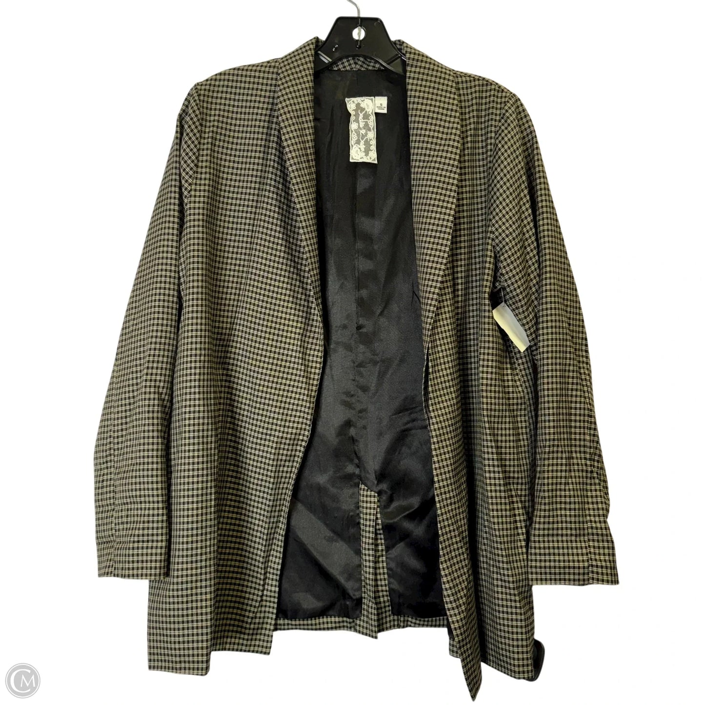 Blazer By Sadie & Sage In Plaid Pattern, Size: S