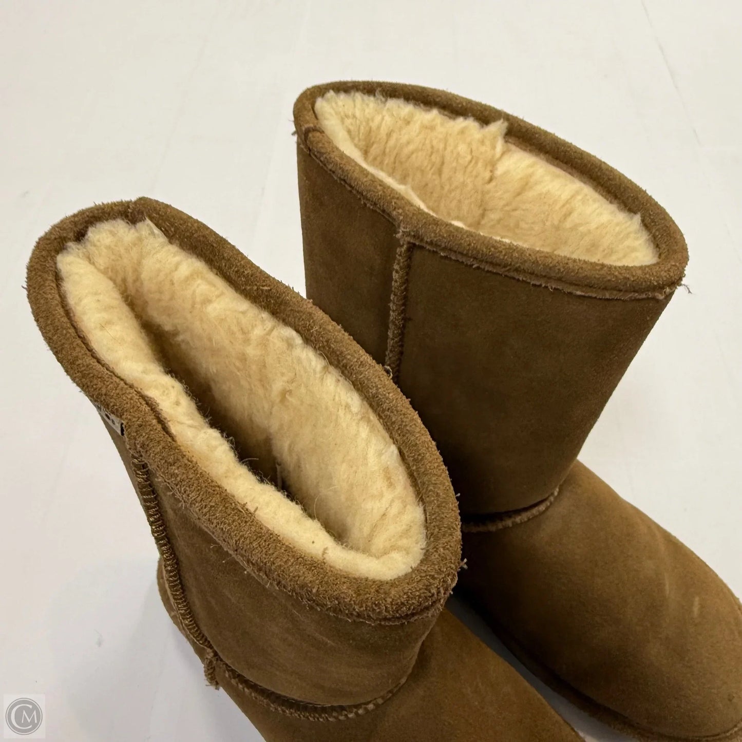 Boots Ankle Heels By Bearpaw In Brown, Size: 9