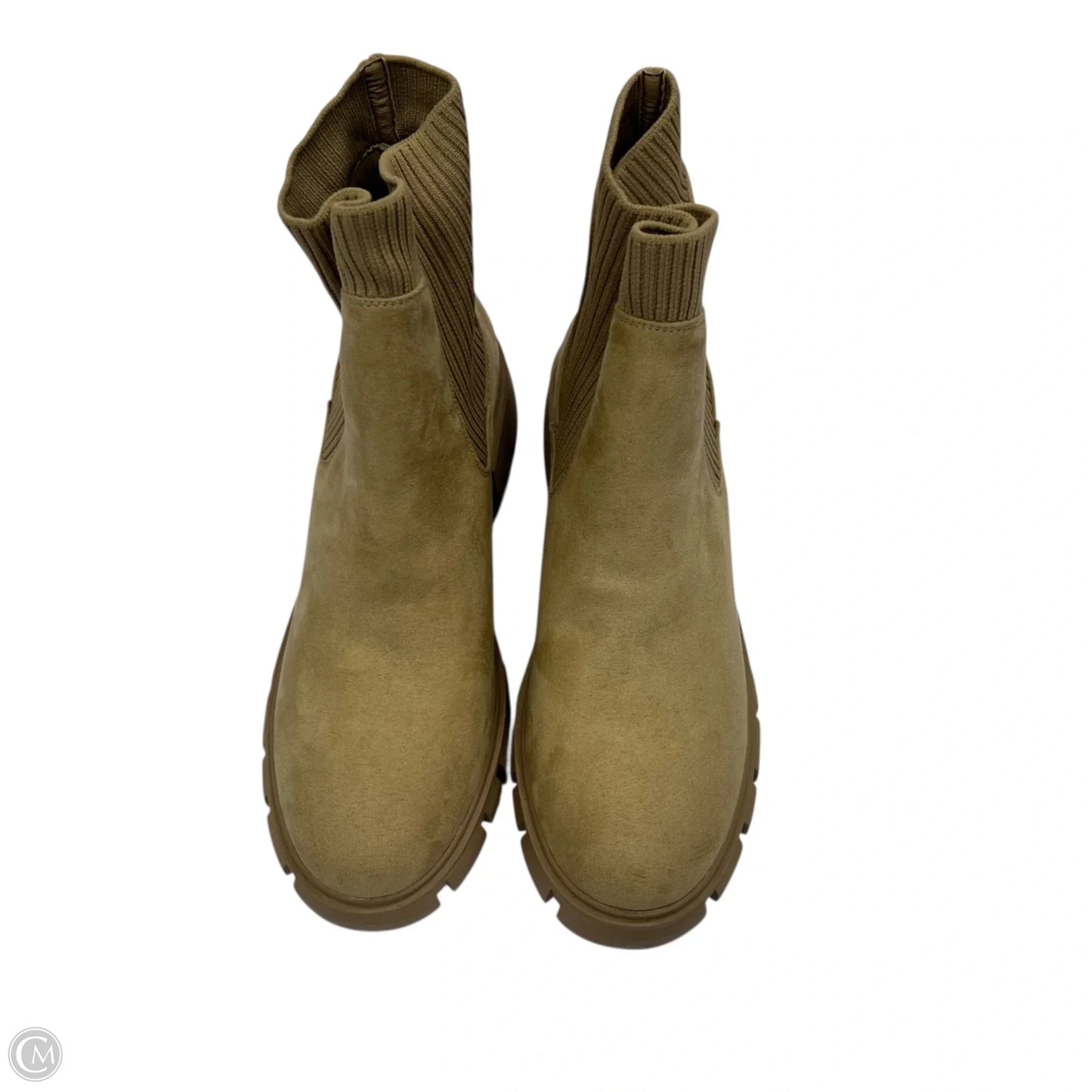 Boots Ankle Flats By Sincerely Jules In Tan, Size: 10