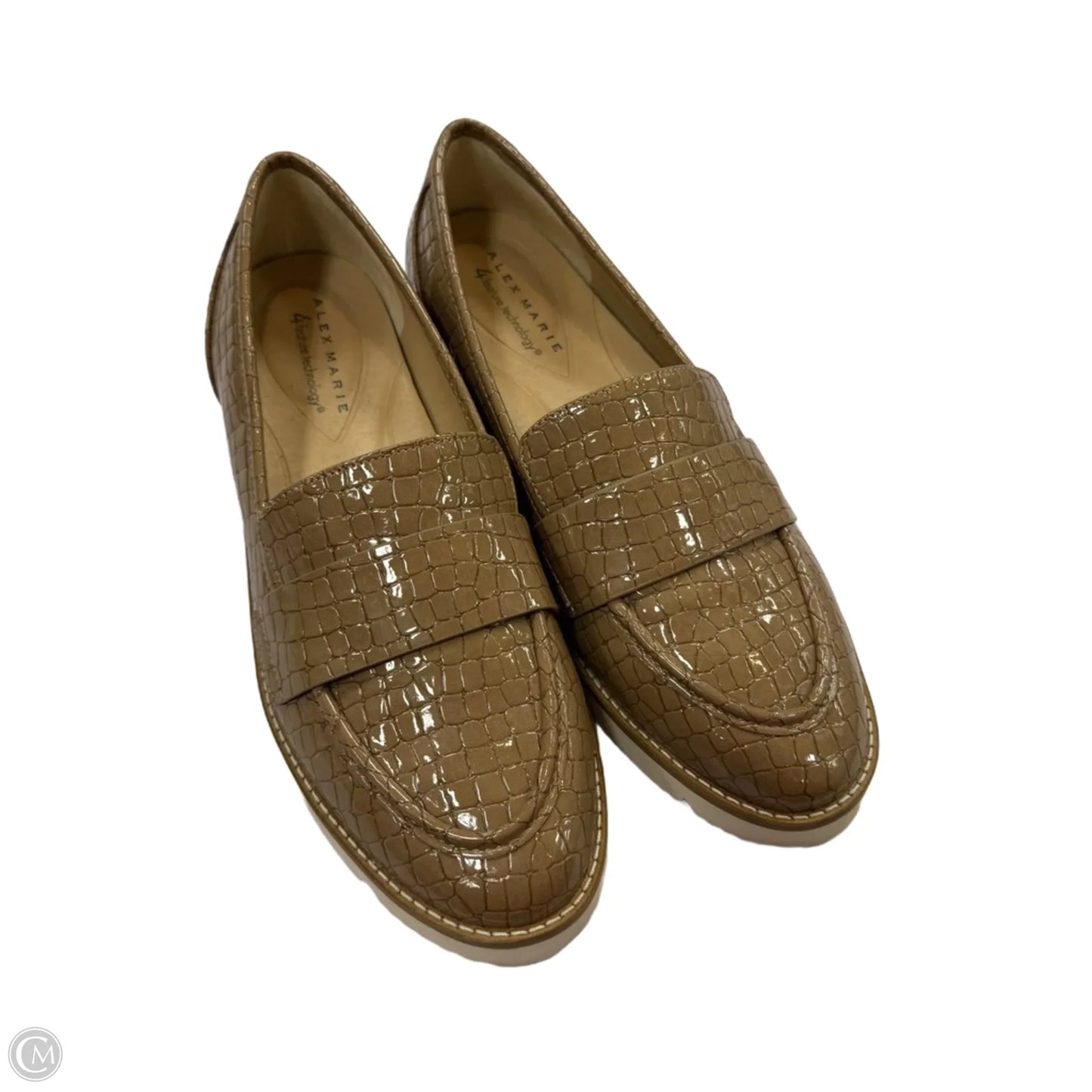 Shoes Flats By Alex Marie In Brown, Size: 8.5