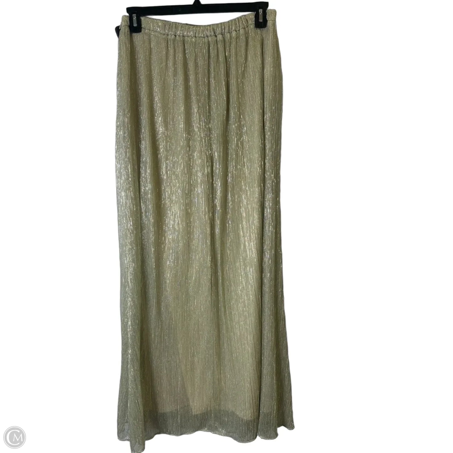 Skirt Maxi By Adrianna Papell In Gold, Size: 12