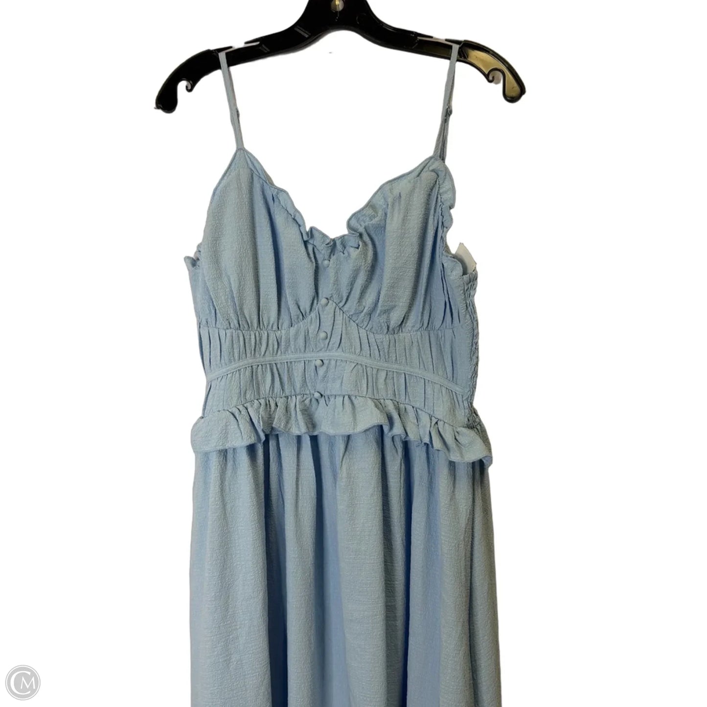 Dress Casual Midi By Shein In Blue, Size: L