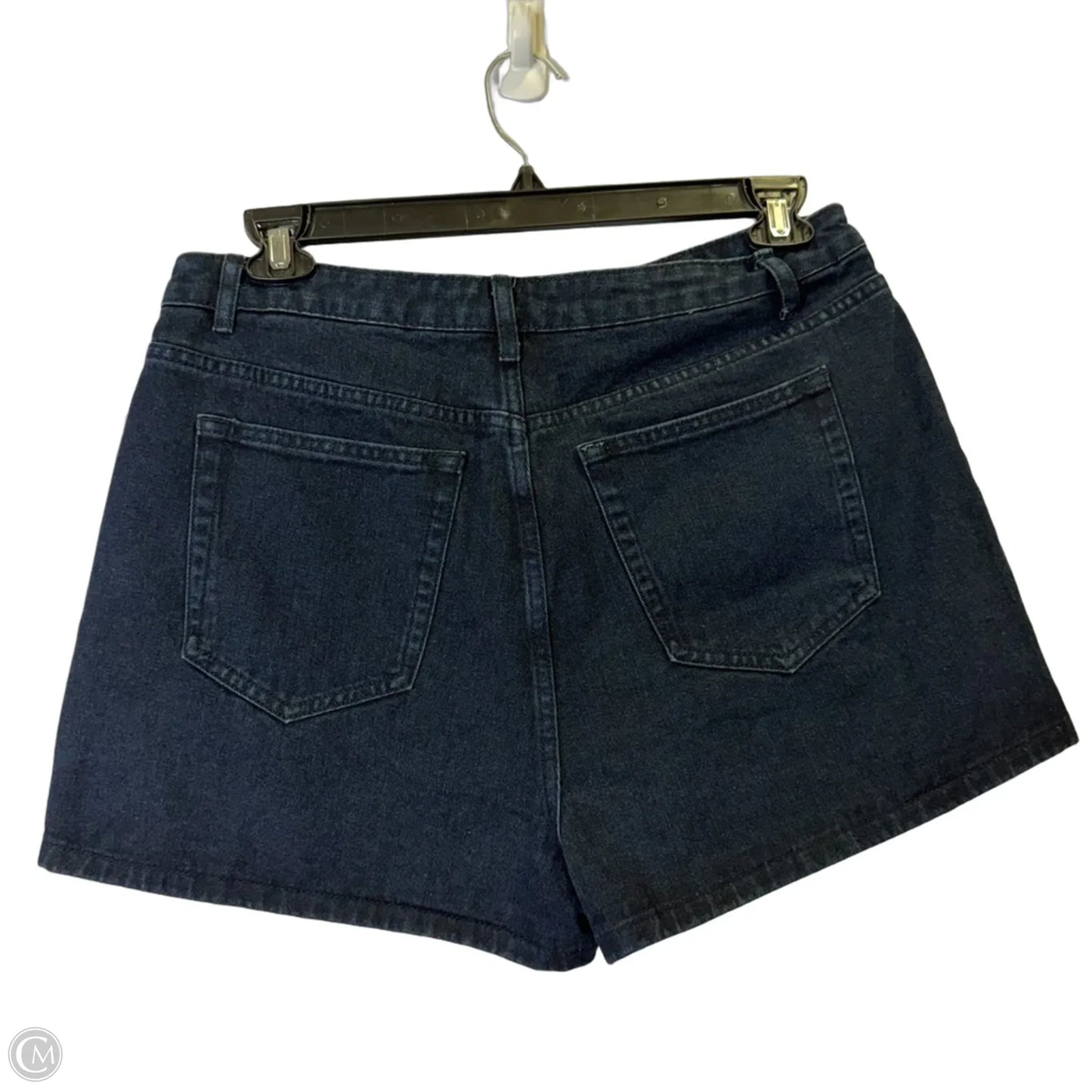 Shorts By Pretty Little Thing In Blue Denim, Size: 10