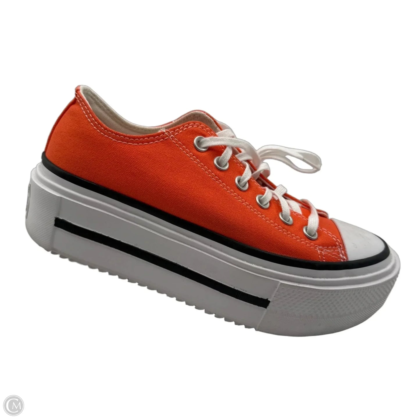 Shoes Sneakers Platform By Converse In Orange, Size: 7.5