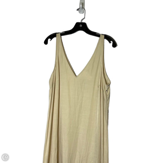 Dress Casual Maxi By H&m In Tan, Size: M