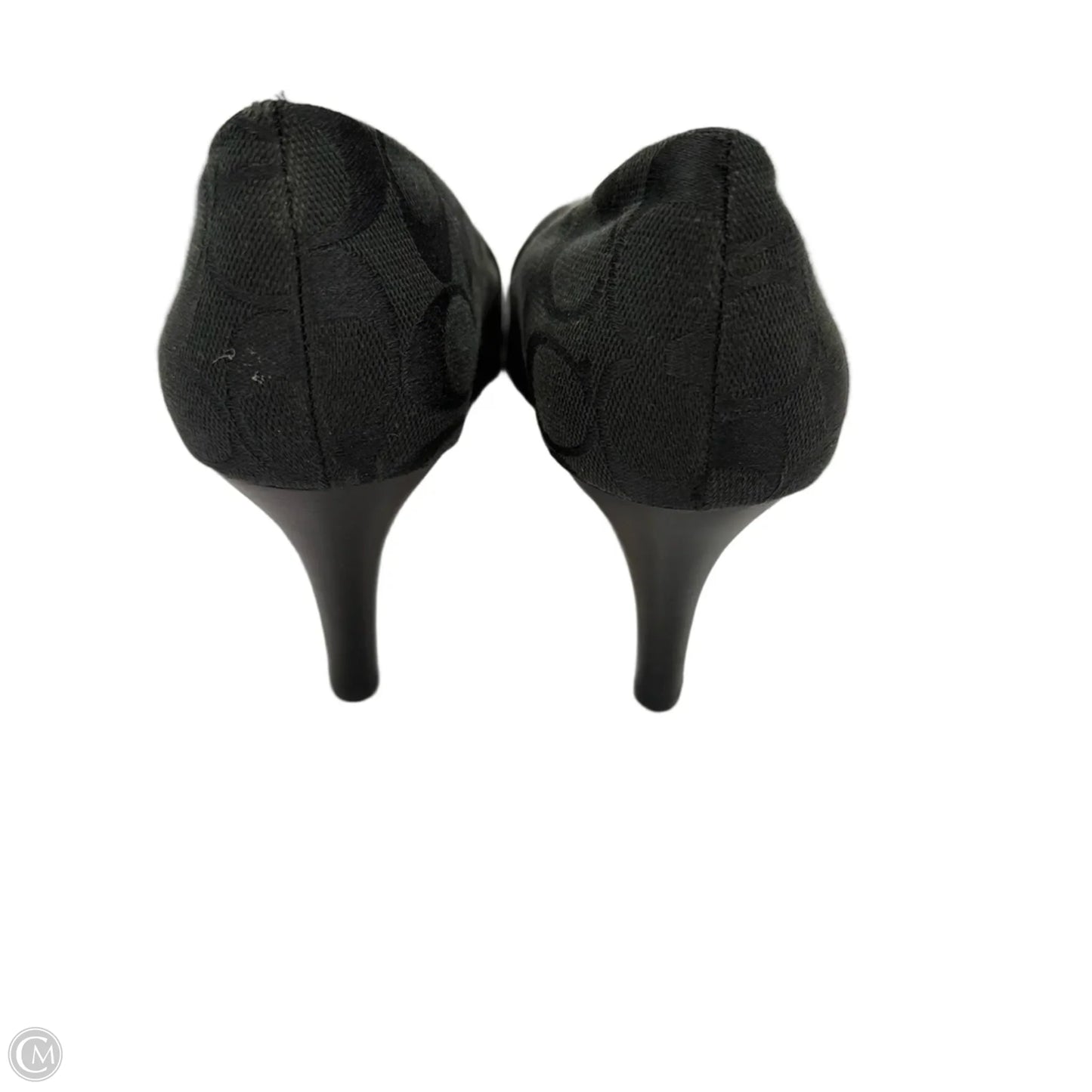 Shoes Designer By Coach In Black, Size: 8.5