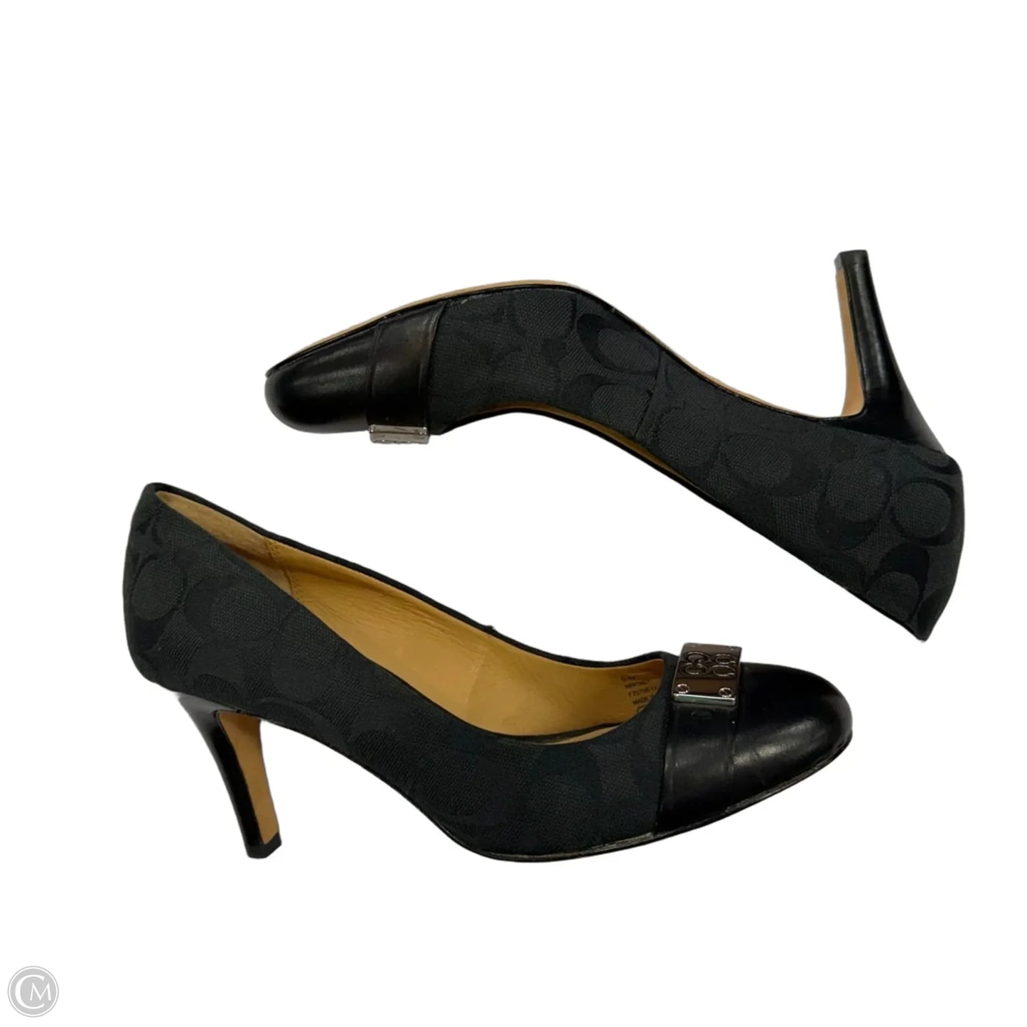 Shoes Designer By Coach In Black, Size: 8.5
