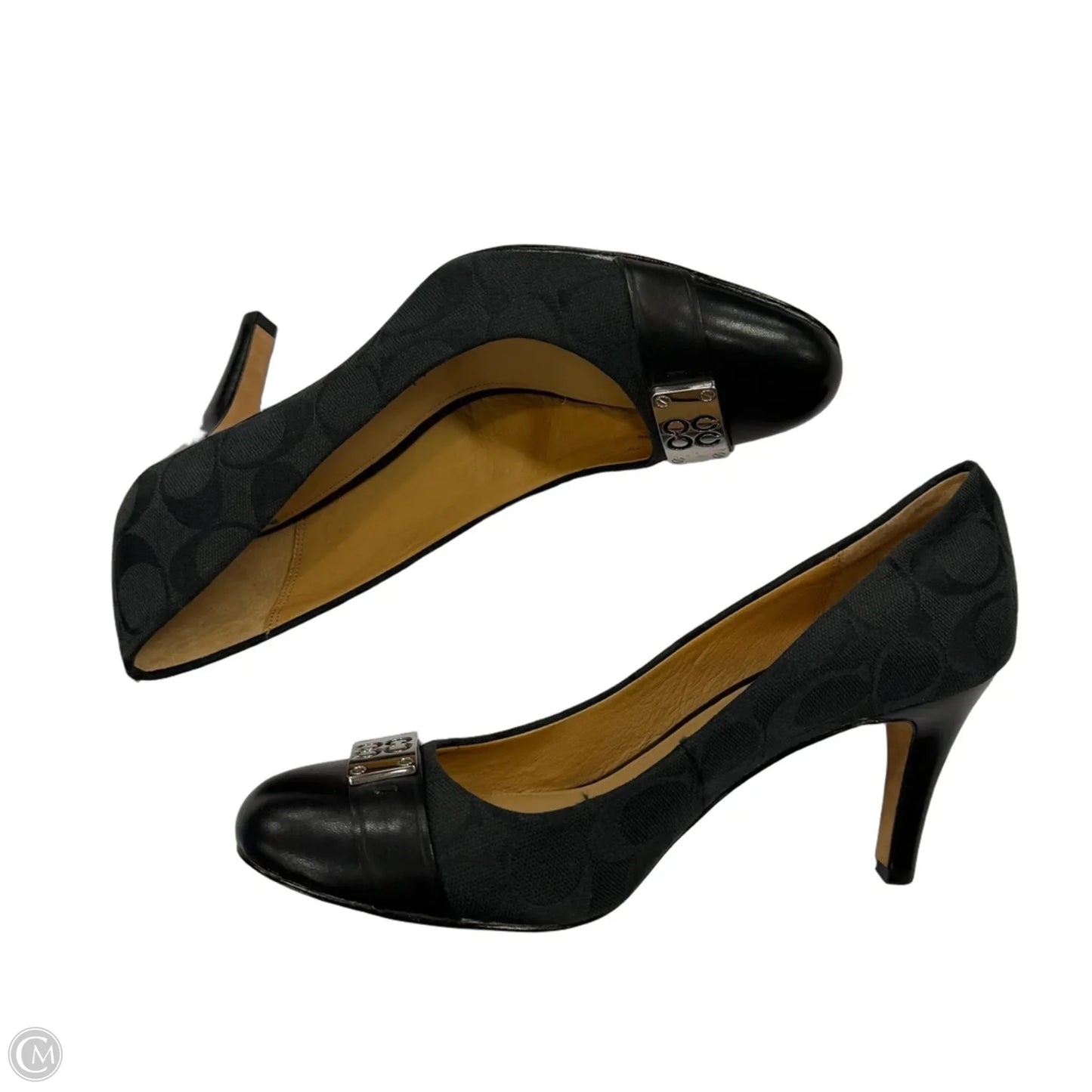 Shoes Designer By Coach In Black, Size: 8.5