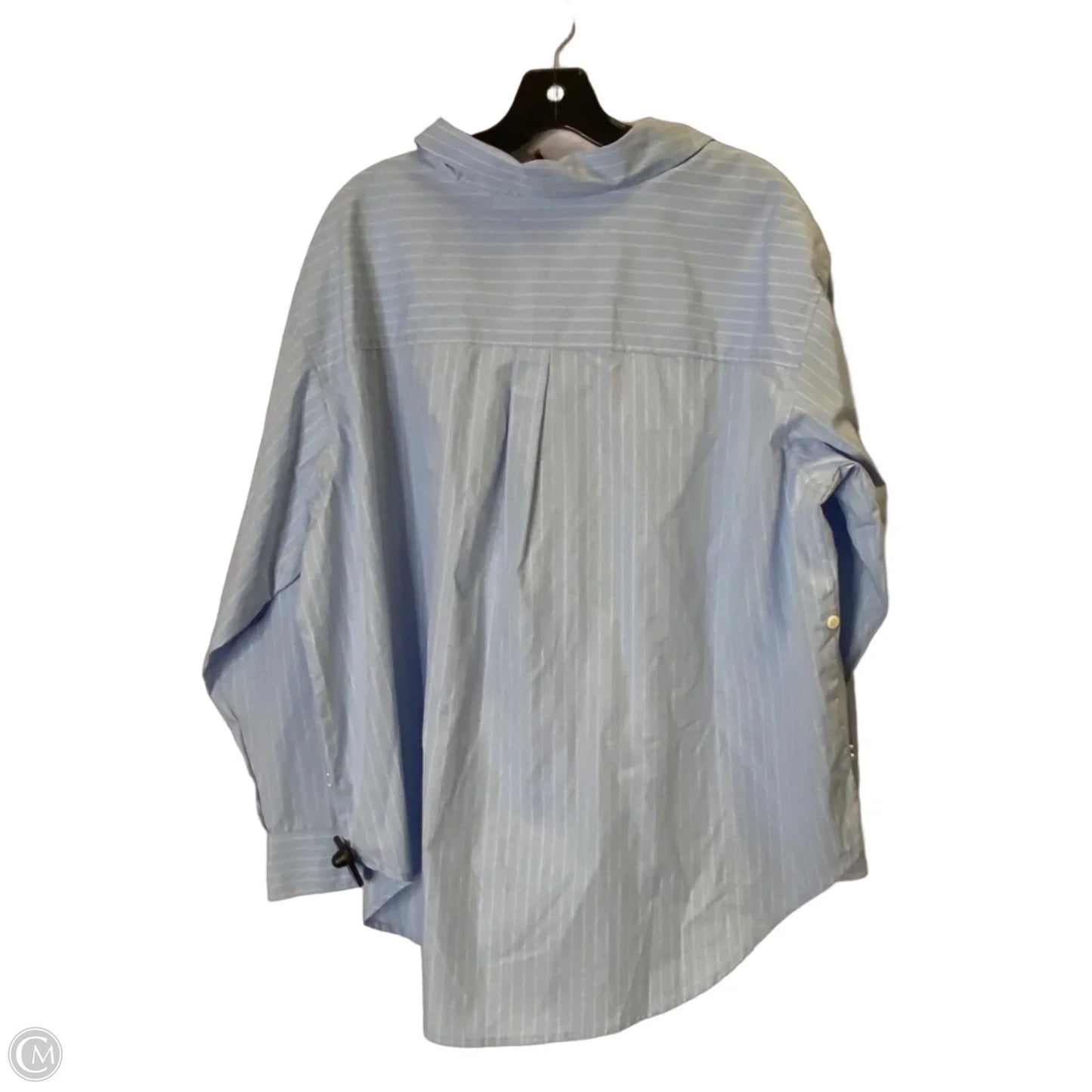 Top Long Sleeve By Future Collective In Blue, Size: L