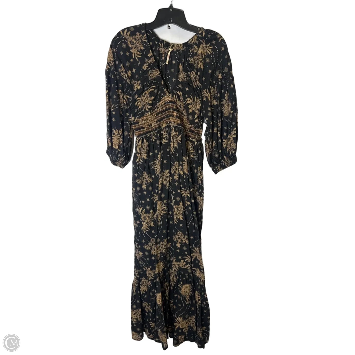 Dress Casual Maxi By Free People In Black, Size: Xs