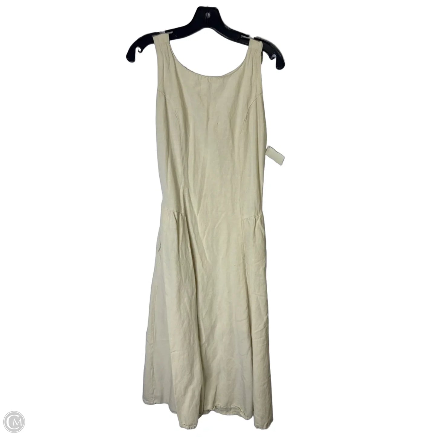 Dress Casual Midi By Japna In Cream, Size: M