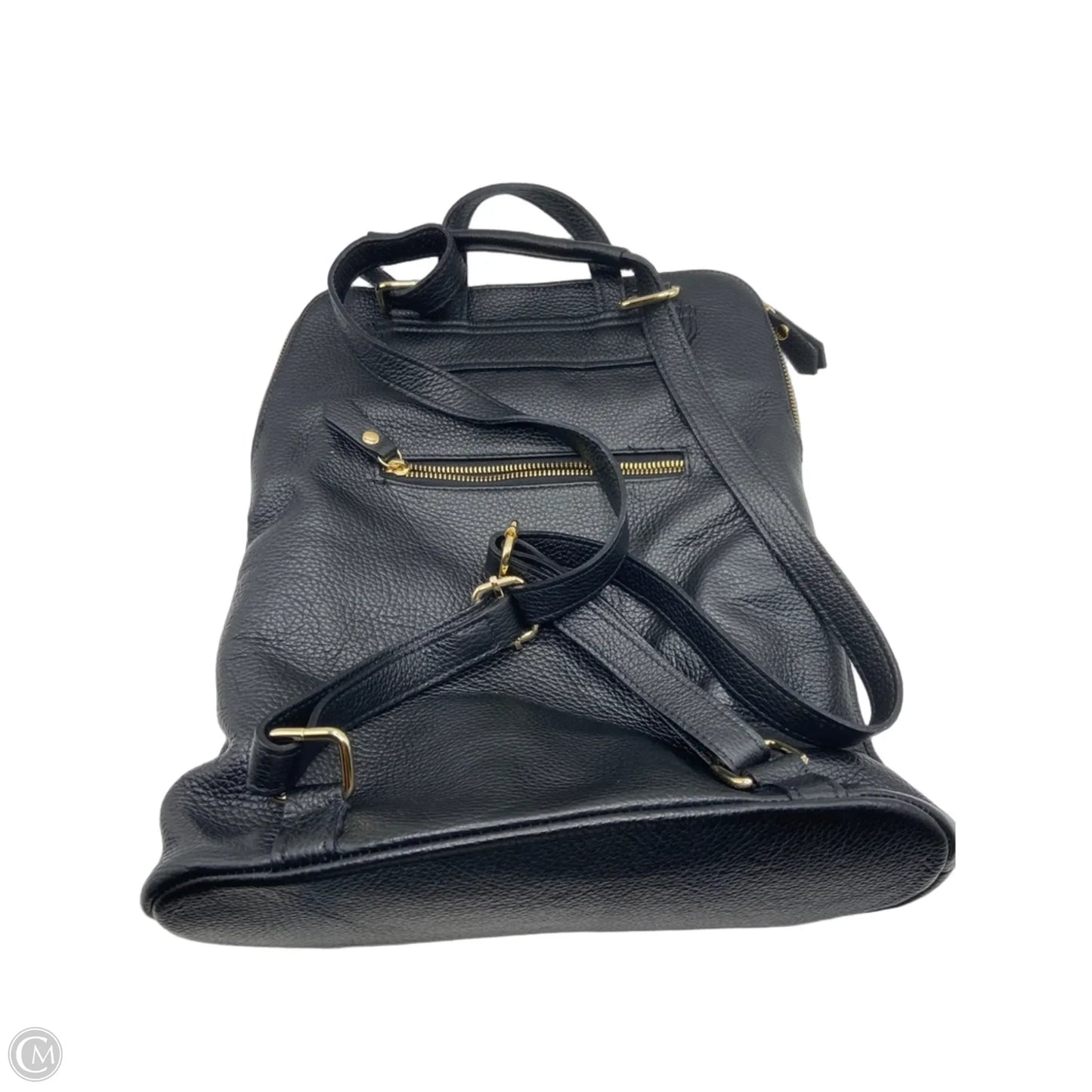 Backpack Leather By Clothes Mentor, Size: Medium