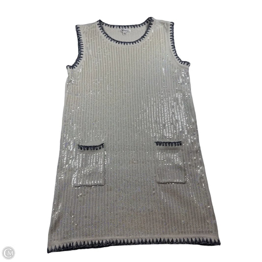 Dress Party Short By Clothes Mentor In Cream, Size: L