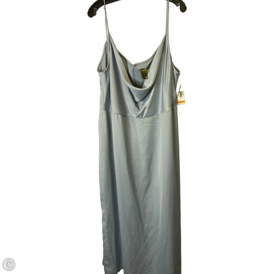 Dress Party Midi By Taylor In Blue, Size: 24