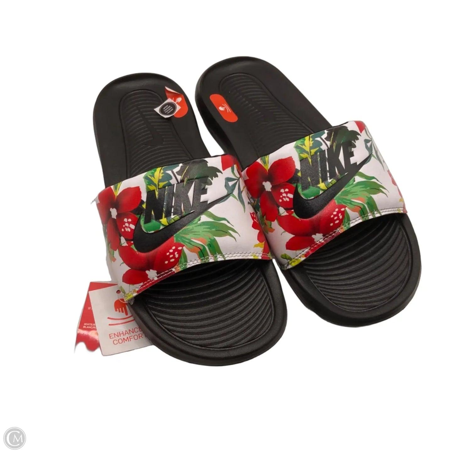 Sandals Sport By Nike In Floral Print, Size: 9