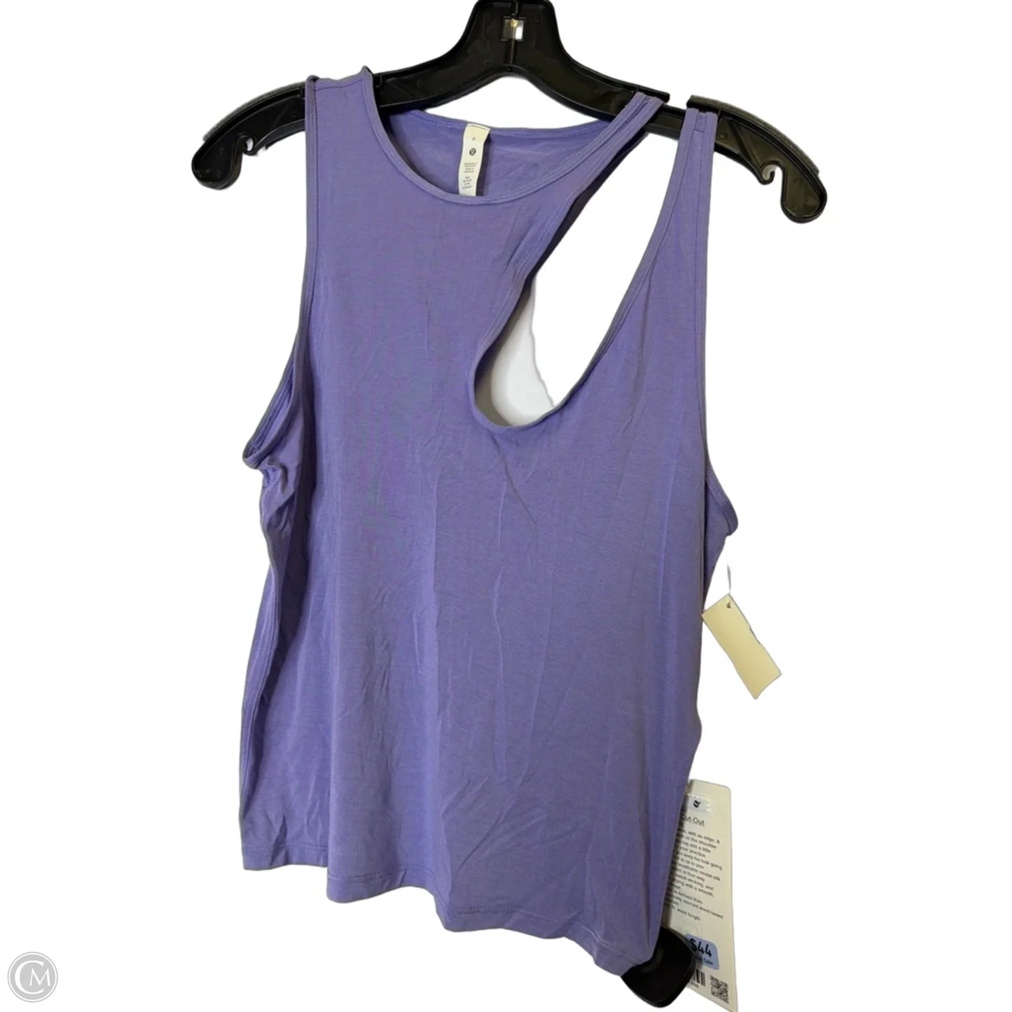Athletic Tank Top By Lululemon In Purple, Size: 6