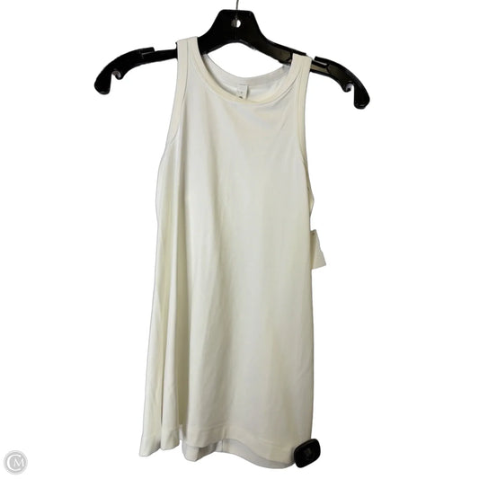 Athletic Tank Top By Lululemon In White, Size: 4