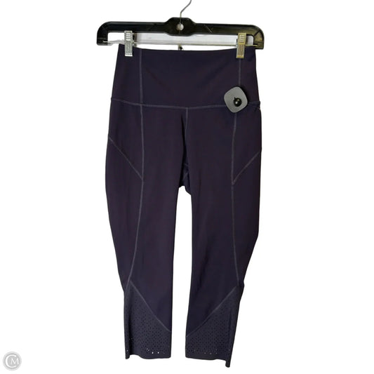 Athletic Leggings Capris By Lululemon In Purple, Size: 4