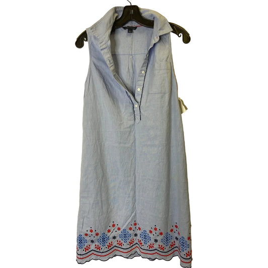 Dress Casual Midi By Tommy Hilfiger In Blue, Size: M
