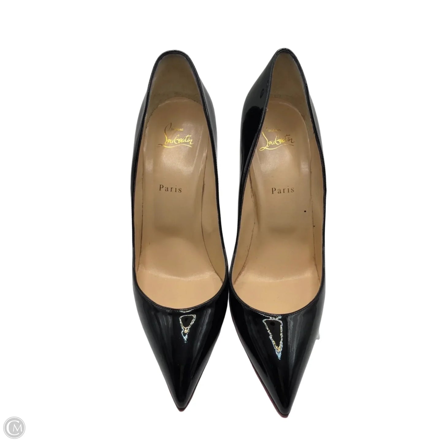 Shoes Luxury Designer By Christian Louboutin In Black, Size: 11