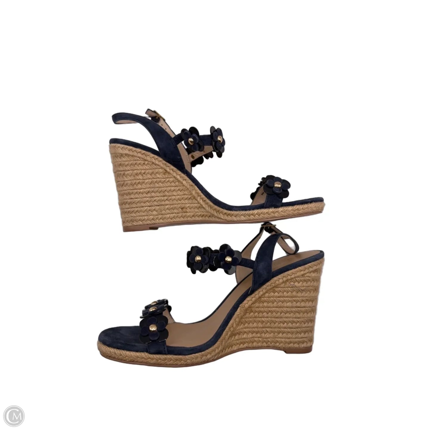 Sandals Designer By Kate Spade In Blue, Size: 9