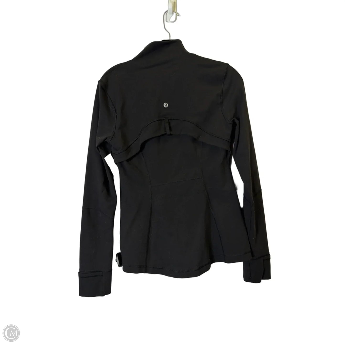 Athletic Jacket By Lululemon In Black, Size: 8