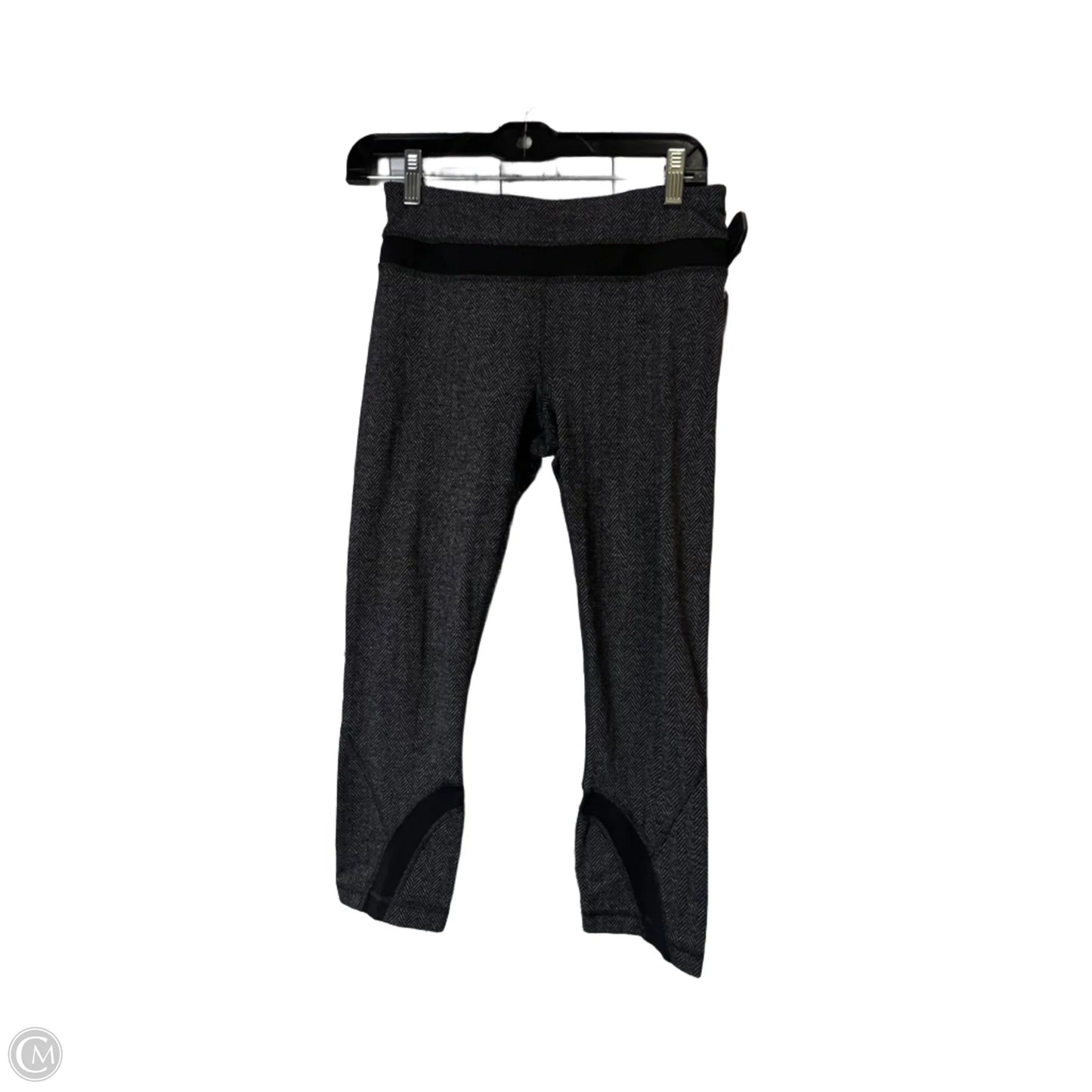 Athletic Capris By Lululemon In Grey, Size: 6