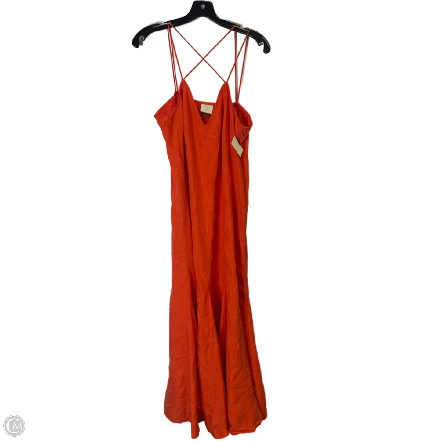 Dress Casual Maxi By Anthropologie In Orange, Size: 12