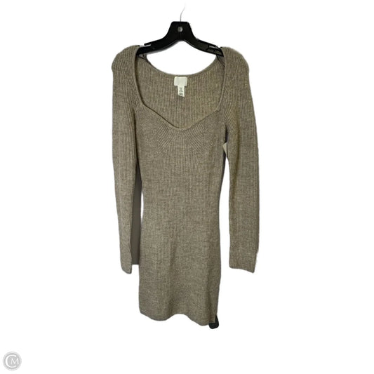 Dress Sweater By H&m In Cream, Size: Xs