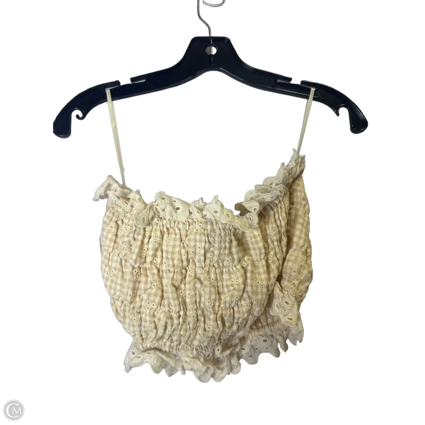 Top Sleeveless By Mable In Cream, Size: L