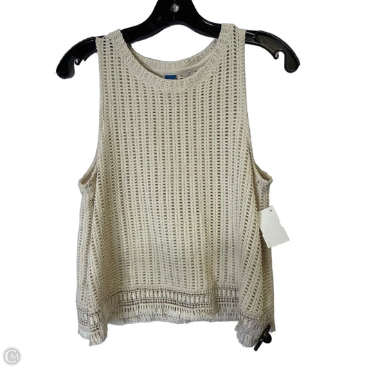 Top Sleeveless By Old Navy In Cream, Size: S
