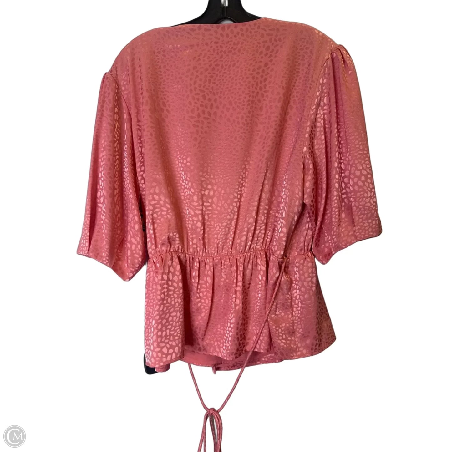 Top Short Sleeve By Cmc In Pink, Size: Xl