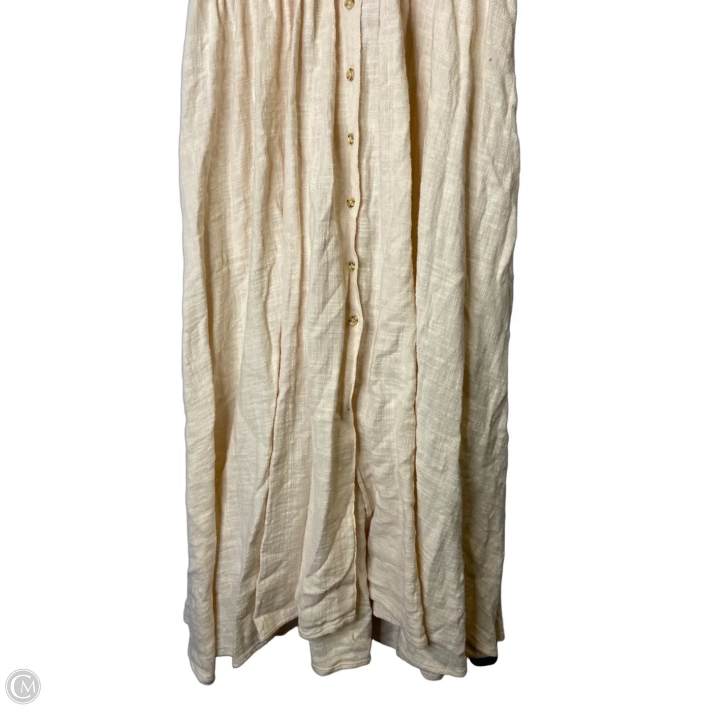 Dress Casual Maxi By Free People In Cream, Size: M