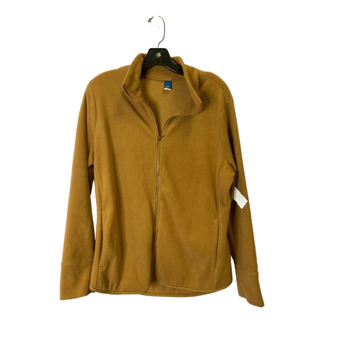 Jacket Fleece By Old Navy In Tan, Size: L
