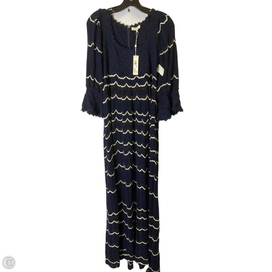 Dress Casual Maxi By Rebecca Taylor In Navy, Size: M