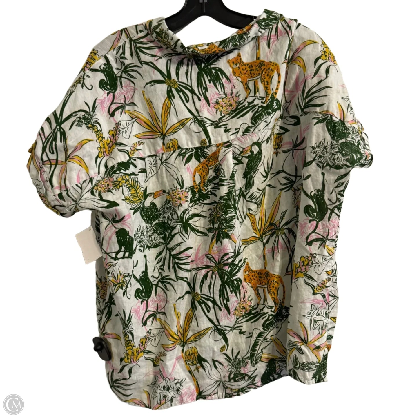 Top Short Sleeve By Rachel Zoe In Multi-colored, Size: Xl
