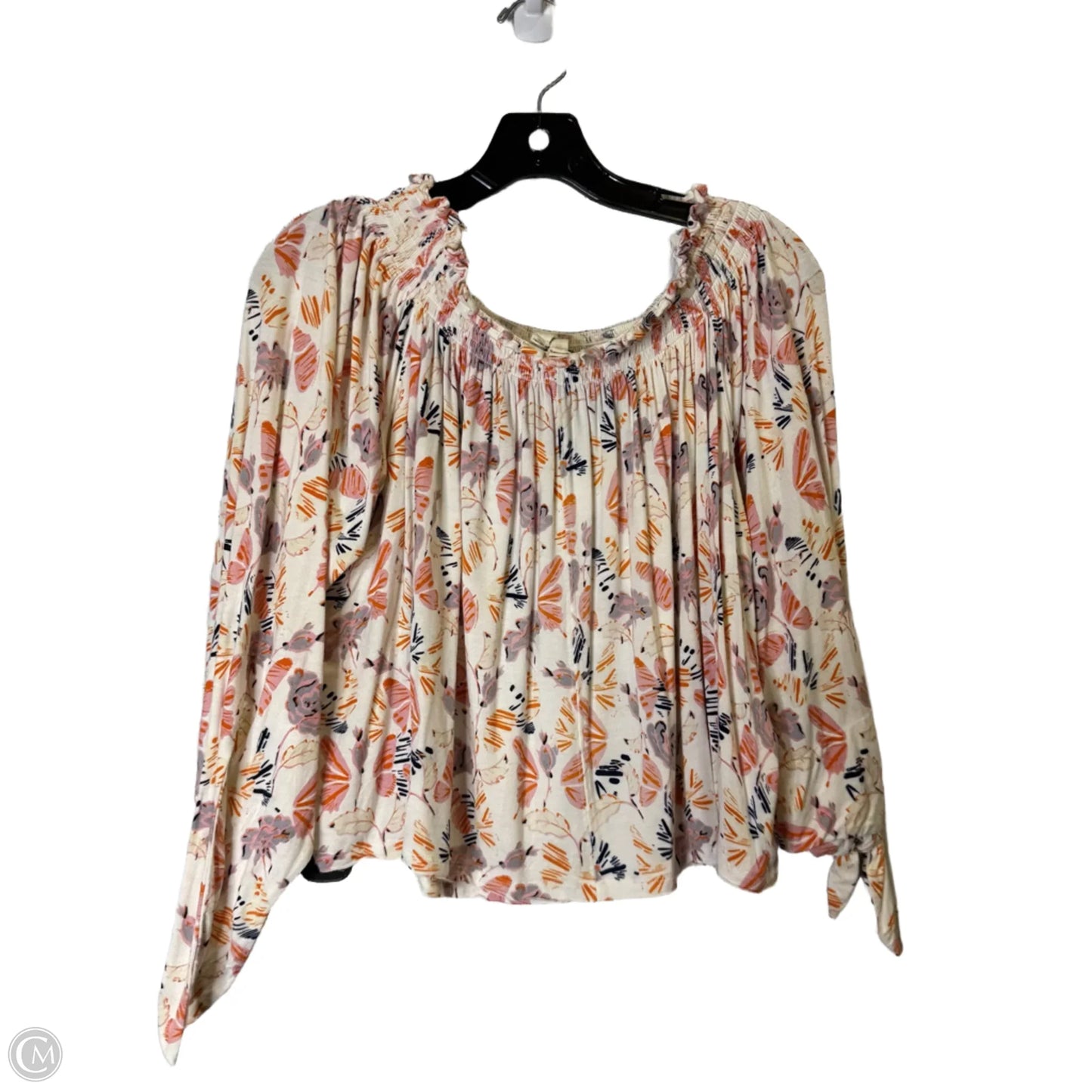 Top Long Sleeve By We The Free In Cream, Size: M