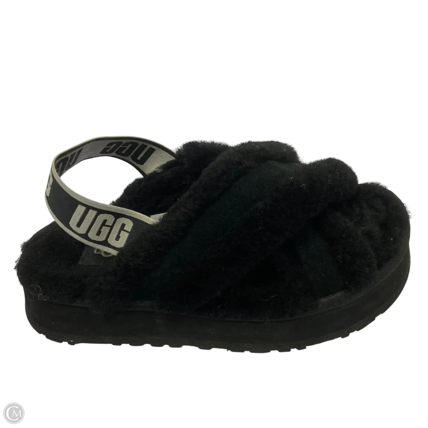 Sandals Designer By Ugg In Black, Size: 8
