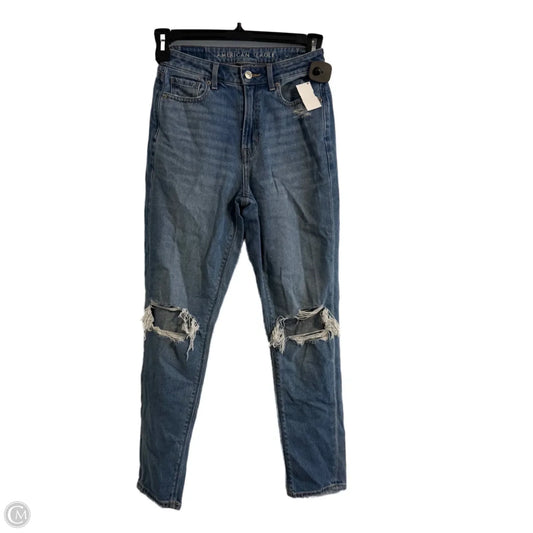 Jeans Skinny By American Eagle In Blue Denim, Size: 0